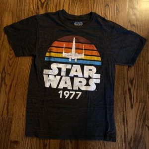 NWOT Men’s Star Wars Vintage‎ Logo Tee Size Small
